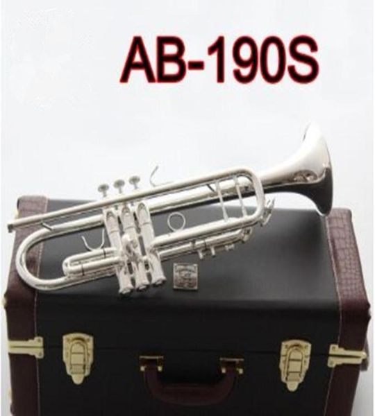 

highquality bach american ab190s trumpet silver plated gold trumpete professional musical instruments with beautiful case 4844284