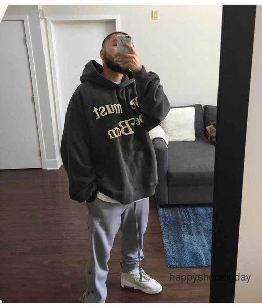 

2023 mens dove hoodie sweatshirts designer kanyes classic wests cpfm luxury hoodies three party joint name peace doves printed womens yzys s, Black