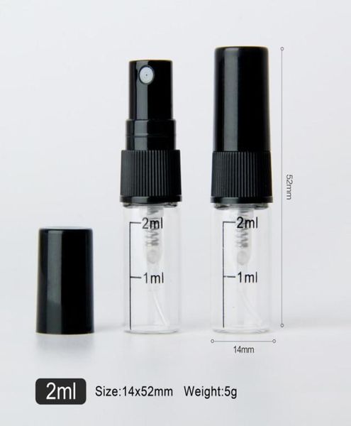 

empty 2ml atomizer spray bottle transparent mini sample perfume bottles 5000pcslot from china manufacture dhl ups fedex 8944502