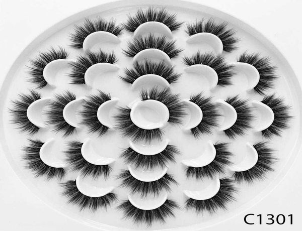 

13pairs natural false eyelashes fake lashes long makeup 3d mink lashes eyelash extension handmade mink eyelashes maquiagem2623998