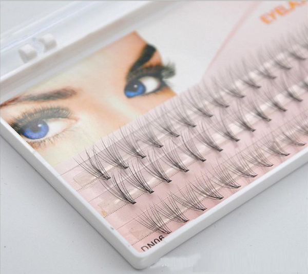 

knot individual 60 stands false eyelashes 91012mm flare cluster eye lashes knot shortmediumlong6915706