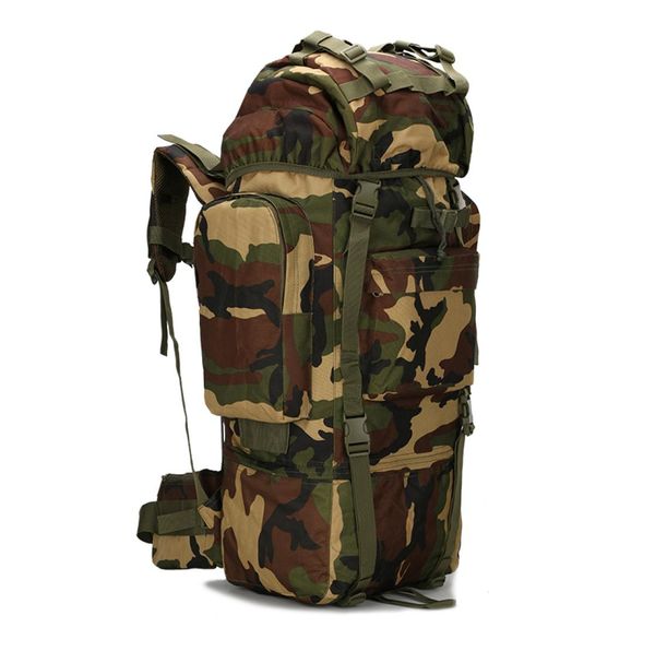 

tactical backpack 65l climbing bags water resistant travel hiking trekking camping outdoor sport backpack with rain cover 9color7887918