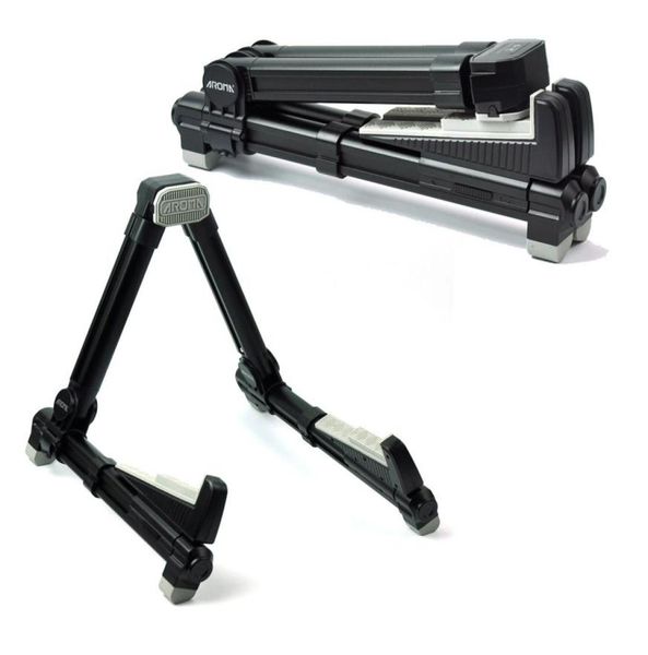 

aroma ags08 metal foldable stand bracket holder for acoustic electric guitar1447011