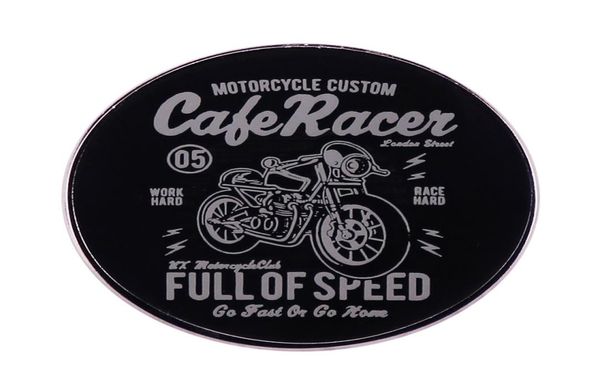 

cafe racer motorcycle club pin uk motorcycleclub brooch born to ride live to ride4759471, Blue