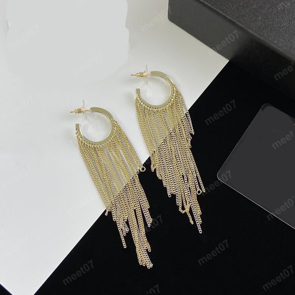 

fashion trendy tassel earrings designer earrings dangle chandelier, Silver