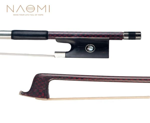 

naomi violin bow 44 carbon fiber bow for 44 full size violin w paris eyes violin bow parts accessories new9623420