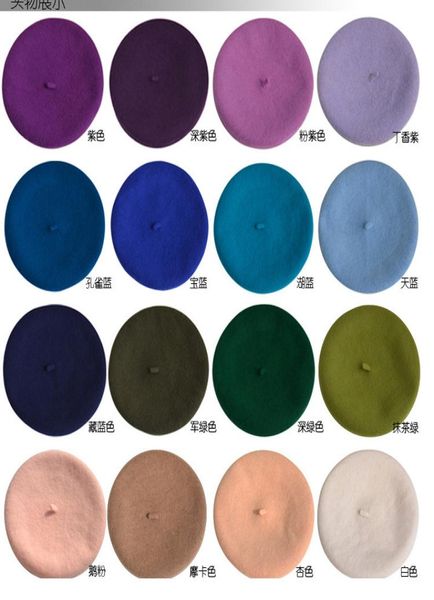 

fashion winter beret painter hat wool tweed bud sketch sen women039s art hat9975647, Yellow