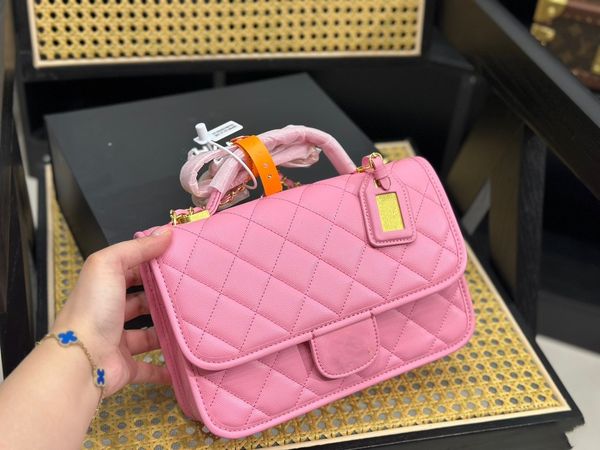 

22k vintage messenger bag women fashion shopping satchels shoulder bags hobo handbag chain shoulder strap crossbody luxury designer purses e