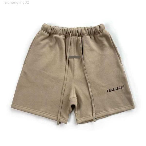 

2023 mens womens ess shorts clothing apparel cotton sports fashion short designer street style tide knee length shorts essenh66w, White;black