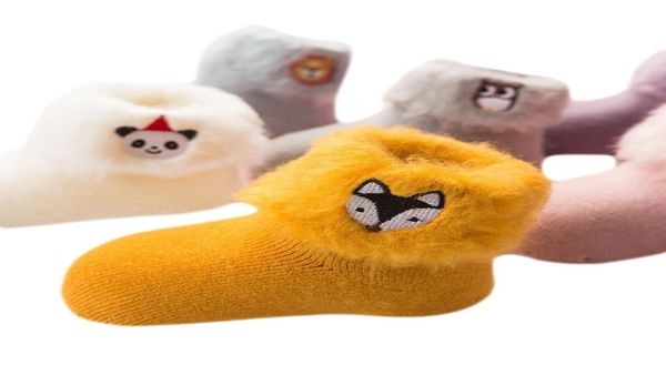 

lawadka socks for baby 3d embroidery cartoon newborn baby socks winter warm thick infant girls boys socks for babies y2010097763497, Pink;yellow
