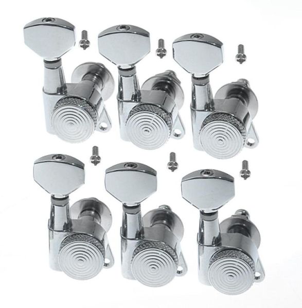 

new chrome guitar locking tuners electric guitar machine heads tuners guitar tuning pegs made in korea2058123