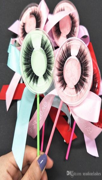 

seashine handmade fancy lollipop oem packaging full strip cruelty eye lashes 10 pairs a lot strip false eyelashes oem6251041