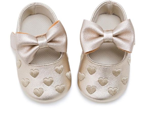 

baby girls shoes pu soft sole bow prewalker 018 months0128671667