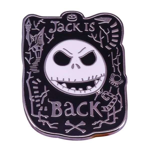 

skull jack is back brooch animated movie christmas eve thriller badge2039588, Blue