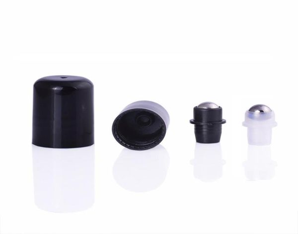 

2021 18mm essential oil roller steel bead ball plug inserts for 10 and 15ml essential oil bottles leak proof roller with lid3743692