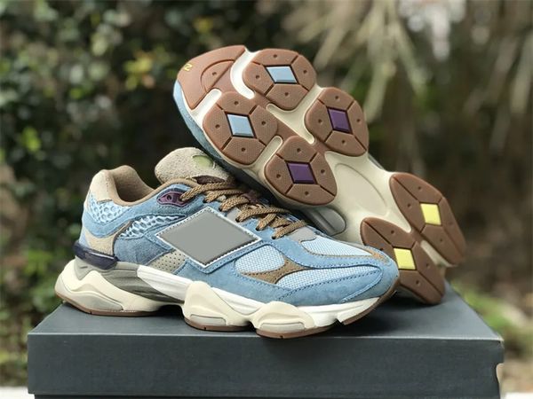 

discovery 9060 designer running shoes nb men women driftwood trainer mesh suede blue grey basketball shoes outdoor sneakers fast delivery wi