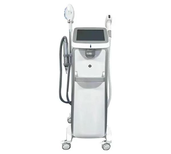 

4 in 1 multifunctional elight diode laser hair removal rf skin rejuvenation 3 wavelength opt ipl picosecond yag laser tattoo remo7602747, Black