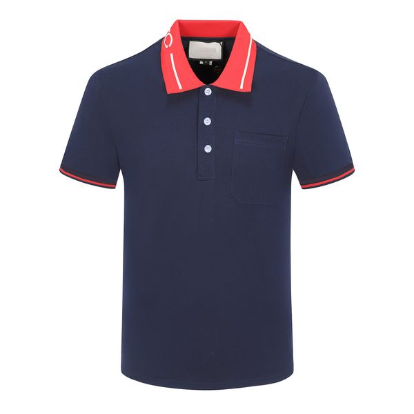 

summer men's polo shirt designer fashion t-shirt men's t-shirt sports casual lapel couple clothes, White;black
