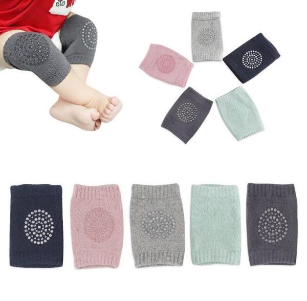 

soft mesh baby leg warmers toddler kids kneepad protector nonslip dispensing safety crawling well knee pads gaiters for child4431991, Pink;yellow