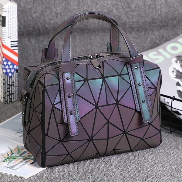 

glow pillow bag fashionable colorful geometric handbag versatile large colorful crossbody bag