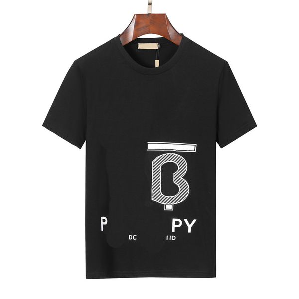 

2023 men's t-shir designer t-shirtall cotton crew-neck printed quick-dothdrying anti-wrinkle en's spring and summer short-sleeved, White;black