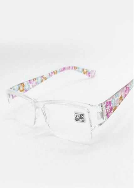 

fashion colors unbreakable reading glasses women men ultralight anti fatigue flower temple presbyopic magnifier 868572