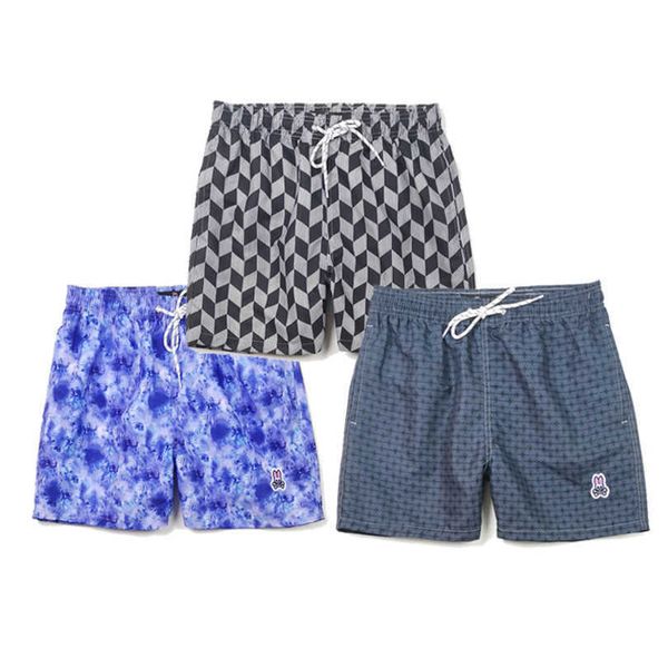 

psychos shorts bunnys pants womens men's skull rabbit print multi pocket ins fashion hip hop skateboarding casual street crtz loose sty, White;black