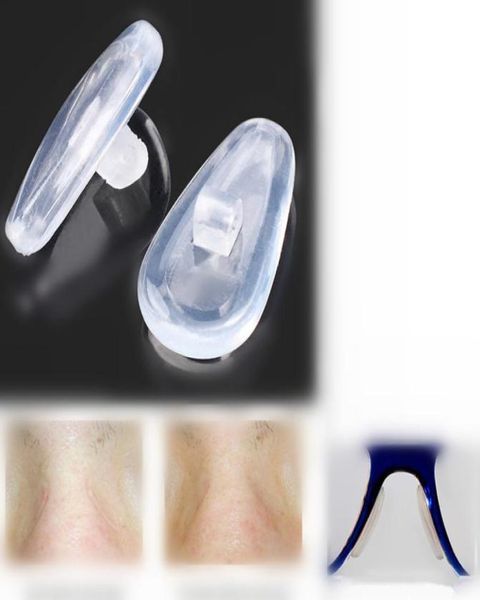 

antislip adhesive contoured soft silicone eyeglass nose pads with super sticky backing2141170
