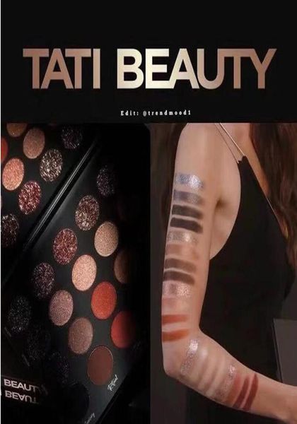 

tati beauty eyeshadow powder christmas gifts 24 color shimmer matte glitter lastingtextured eye shadow palette1563484