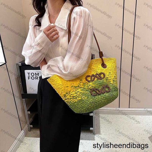 

designer bags 2024 women handbags luxurys designers anagram basket bag casual crossbody fashion straw bag handbags beach travel shoulder bag
