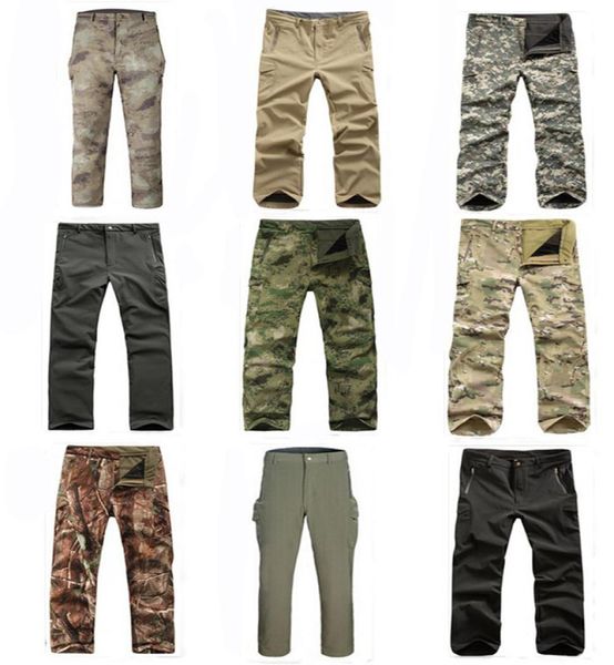 

camoufalge tad softshell pants men039s outdoor sport for hiking camping windproof pants army tactical hunting full length trous2489128, Black;green