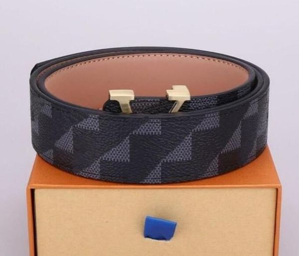 

2023 smooth leather belt luxury belts designer for men big buckle male chastity fashion mens, Black;brown