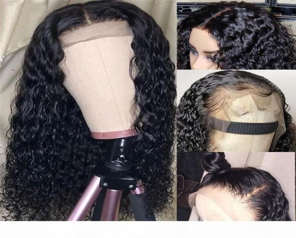 

natural 13x6 water wave lace front wig human hair vendors pre plucked transparent waterwave lace front wig 360 frontal1249345, Black;brown