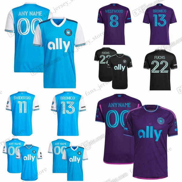 

23 24 soccer jerseys mls charlotte fc bruin bronico byrne copetti corujo gaines jones jozwiak kahlina lindsey malanda mora santos shinyashik, Black;yellow