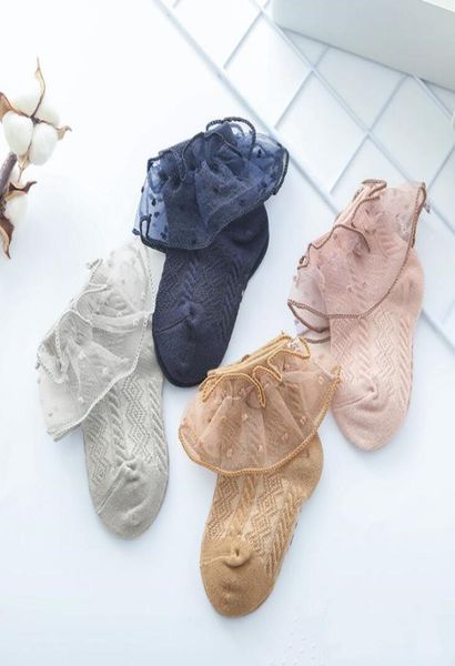 

baby lace socks summer thin princess tutu sock cotton breathable lace ruffle socks infant ankle short princess socks summer yp1154343, Pink;yellow