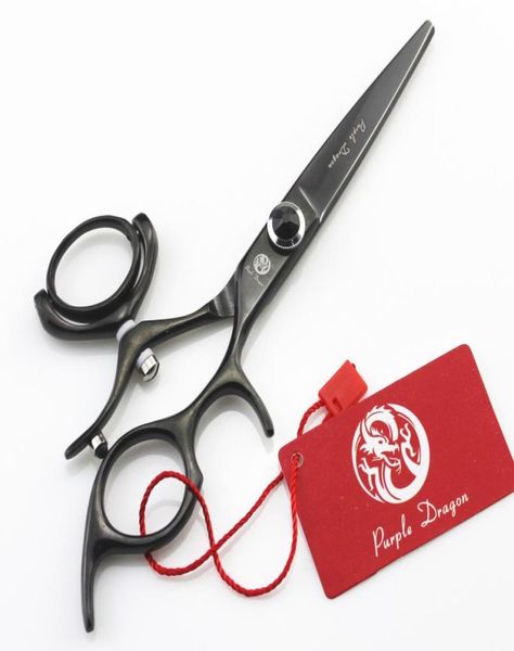 

603 55039039 brand purple dragon grade hairdressing scissors jp 440c 360 degree rotation barbers cutting scissors hair7252717