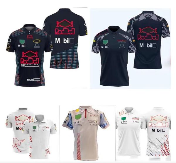 

newf1 formula one racing polo suit summer team short-sleeved t-shirt same custom