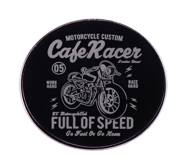 

cafe racer motorcycle club pin uk motorcycleclub brooch born to ride live to ride7942581, Blue
