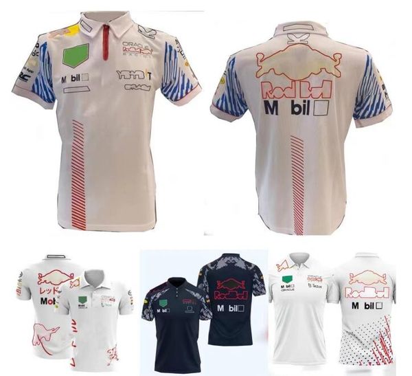 

new f1 racing polo shirt summer short-sleeved shirt with the same custom