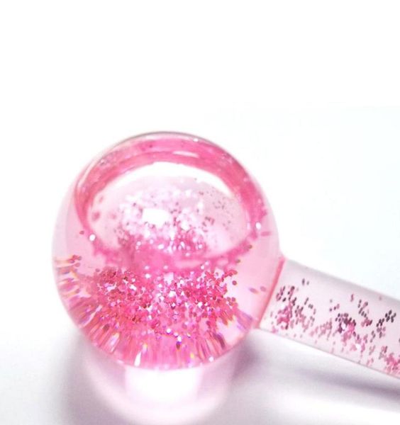 

2pcs mas globes ice ball energy crystal glass ball health care cooling beauty ice globes face wrinkle remover product3714400