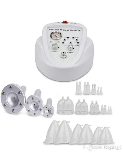 

fast body shaping vacuum therapy machine lymph drainage body slimming breast enlargement machine with breast buttock suct8942961, Black;white
