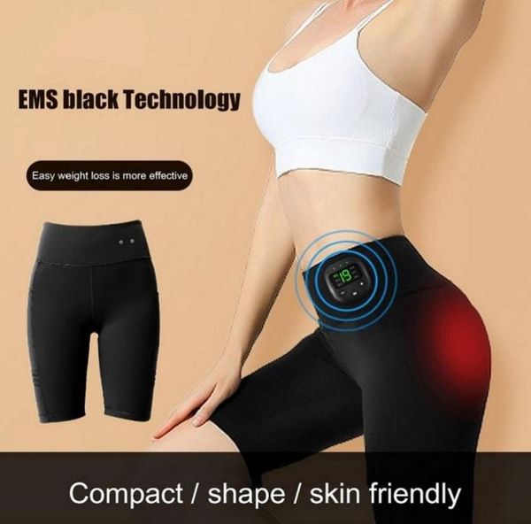 

ems training suit shorts wireless microcurrent muscle stimulaton slimming massage workout device for home gym9200946
