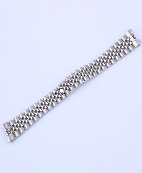 

for datej 36mm20mm datej 41mm 21mm 316l stainless steel jubilee silver gold wrist watch band strap bracelet solid screw links7021250, Black;brown