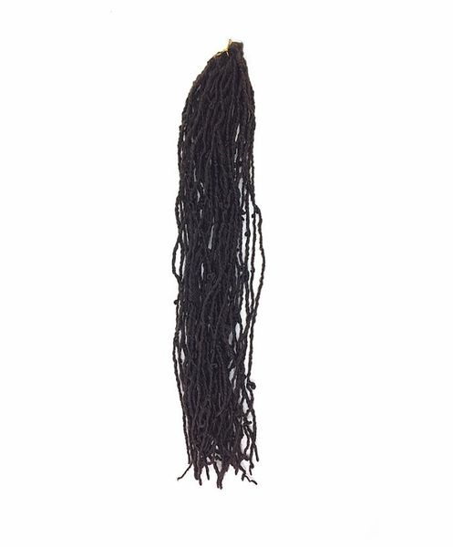 

dreadlocks sister locs crochet hair extensions synthetic hair weave afro 18 inch synthetic braiding hair straight for women passio5348791, Black