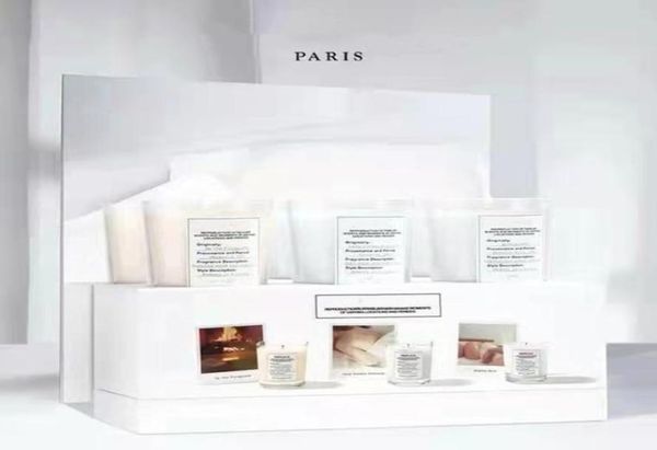 

all match highest version candle perfume set solid lazy sunday morning 70g3pcs incense bougie parfum scented candles suit parfum 1028022