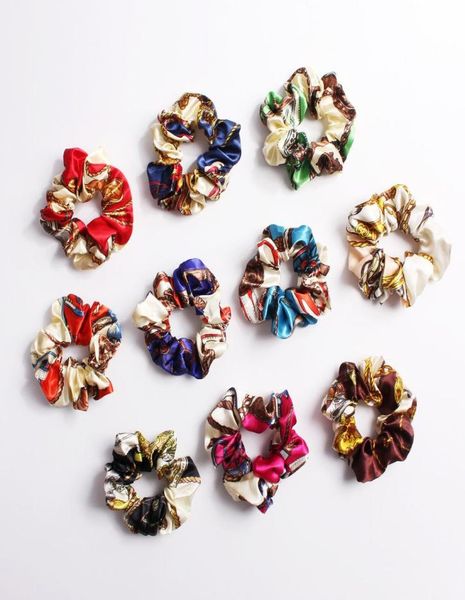 

new designer hair accessories for women hair ties floral girls hair scrunchies children hairsticks kids hairrope 10 colors ins new1877844, Slivery;white