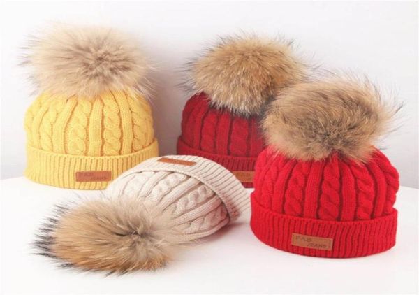 

hair accessories 1pc baby toddler knitted hat winter infant pompom cap boy girls crochet beanie knit kids children cute hairball h3279061, Slivery;white