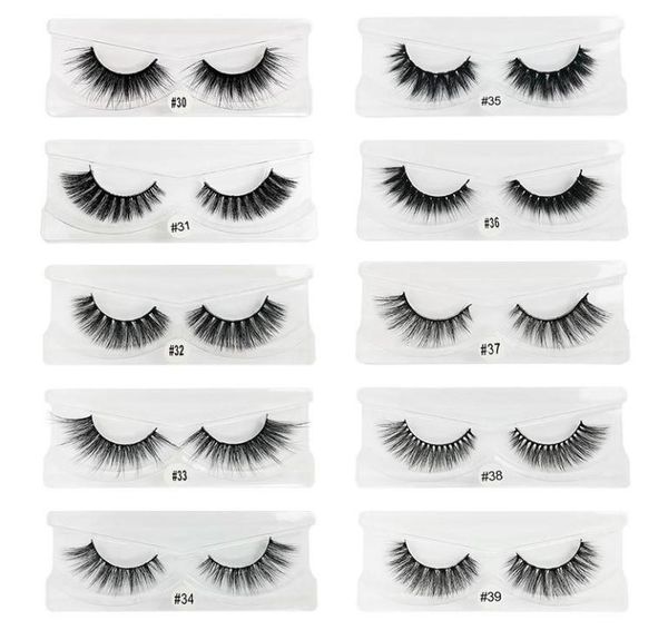 

3d mink false eyelashes natural thick eyelashes 1pack whole02985992