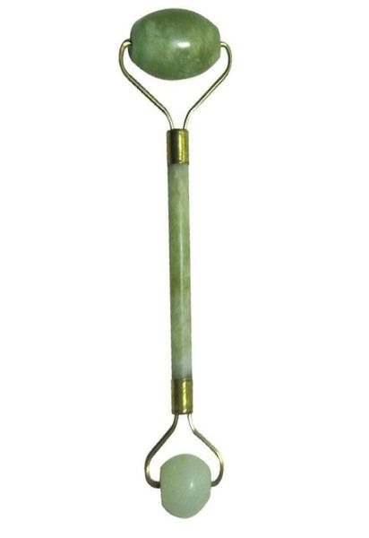 

3d facial beauty massage tool jade roller face thin massager natural jade massage facelift v face beauty tool ship9319677