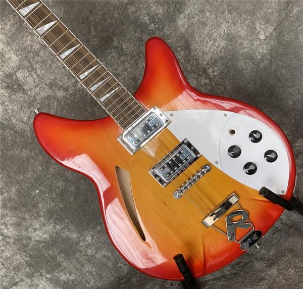 

12 string guitar 36012 electric guitarcherry red body with maple fingerboard9507617